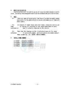 LT-F250 (E28-E33) drawing * CATALOG PREFACE *