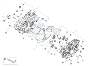 SX 125 E4 (EMEA) drawing Crankcases I