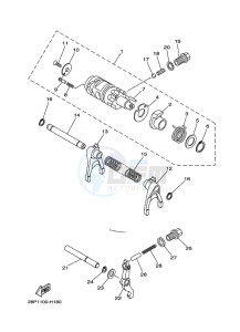 YFM700FWBD KODIAK 700 EPS (B5KS) drawing SHIFT CAM & FORK