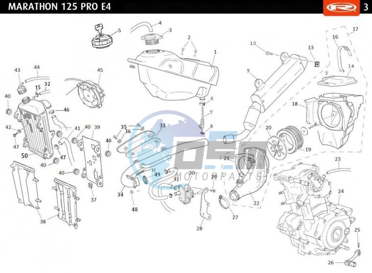 TANK-EXHAUST-RADIATOR