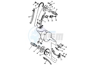 XV VIRAGO 250 drawing CAMSHAFT -CHAIN