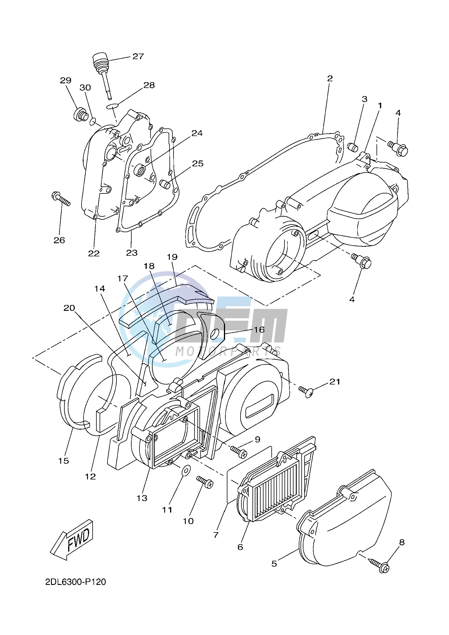 CRANKCASE COVER 1