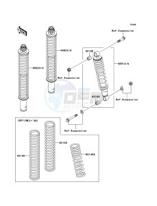 KVF360 4x4 KVF360A9F EU GB drawing Shock Absorber(s)