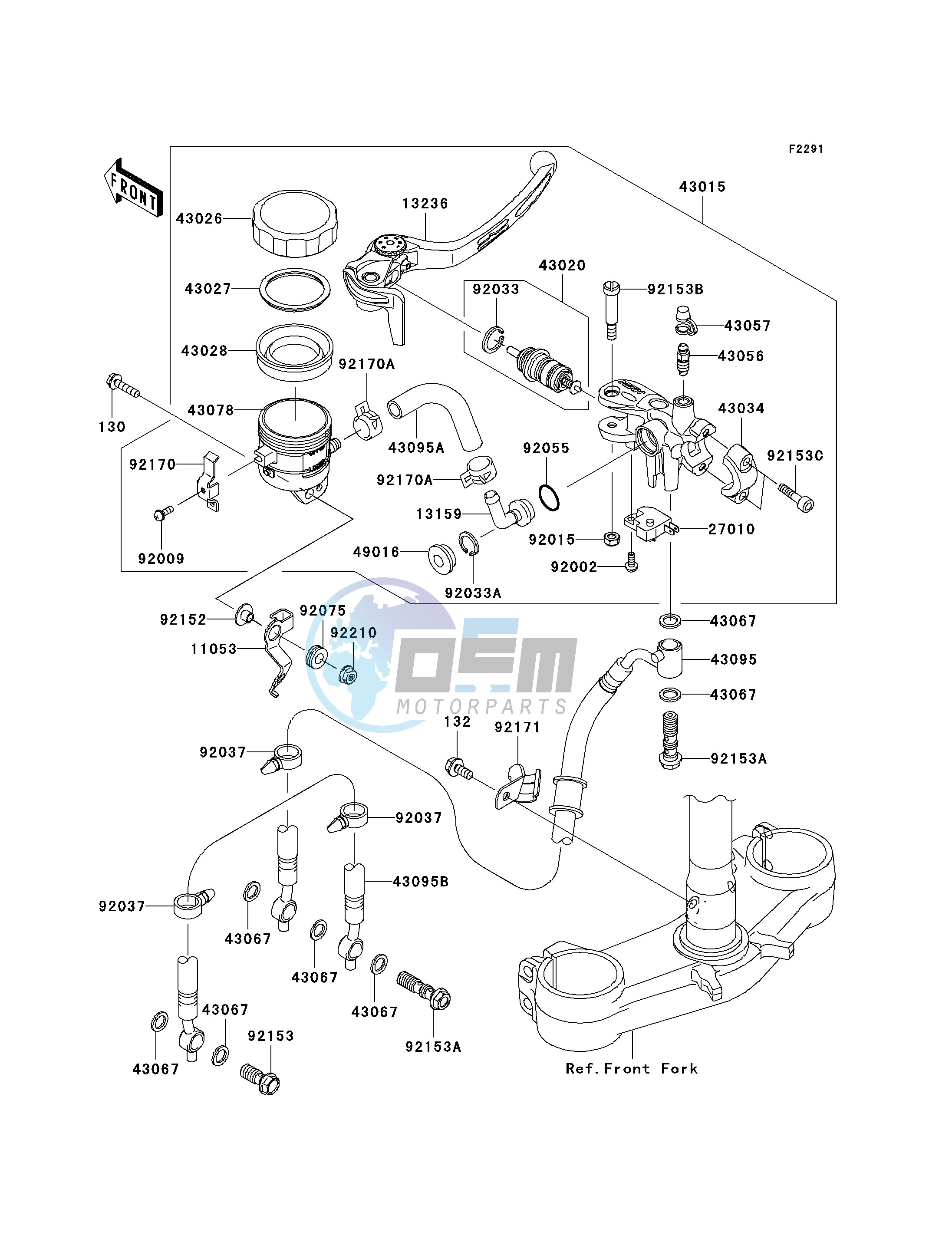 FRONT MASTER CYLINDER