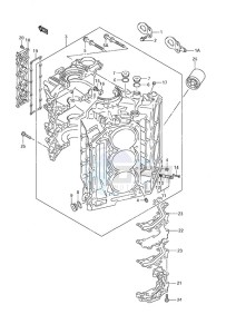 DF 200 drawing Cylinder Block