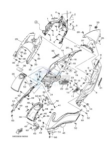 XP500A T-MAX 530 (2PW2) drawing SIDE COVER