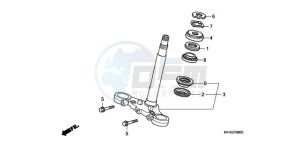 CBF1000A Europe Direct - (ED) drawing STEERING STEM