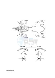 YFZ450R YFZ450RD (18PS 18PP) drawing GRAPHICS