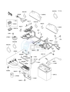 KAF 620 J [MULE 3010 TRANS4X4] (J6J-J8F) J7F drawing CHASSIS ELECTRICAL EQUIPMENT-- J7F_J8F- -