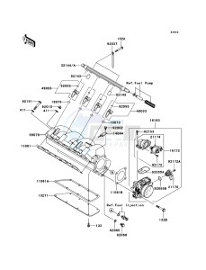 JET SKI STX-15F JT1500-A2 FR drawing Throttle