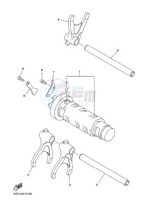 XJ6N 600 XJ6-N (NAKED) CYPRUS drawing SHIFT CAM & FORK