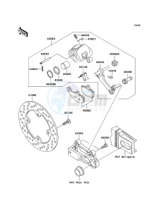 Z1000 ZR1000A6F FR GB XX (EU ME A(FRICA) drawing Rear Brake