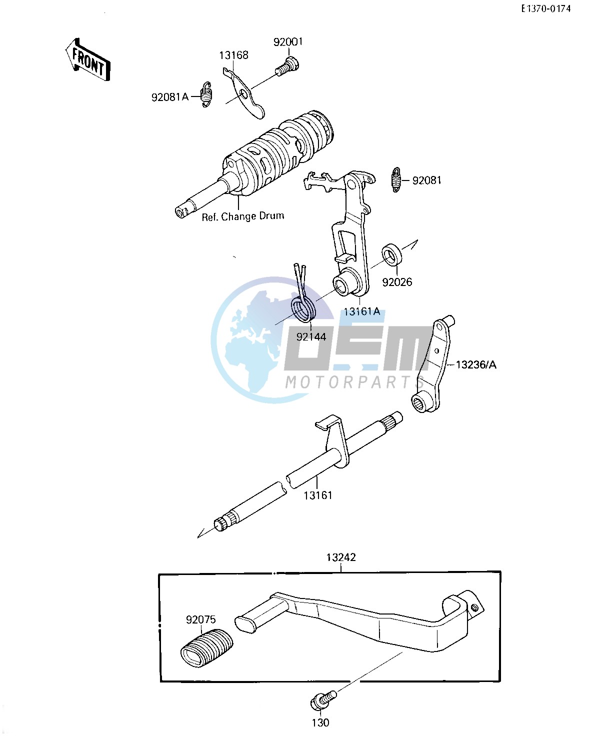 GEAR CHANGE MECHANISM