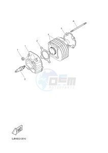 CS50 JOG R (2ADF 2ADF) drawing CYLINDER