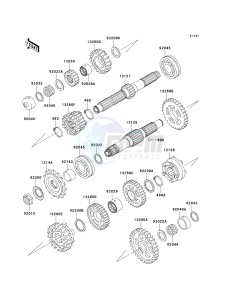 ZR 1200 A [ZX 1200 R] (A1-A3) drawing TRANSMISSION