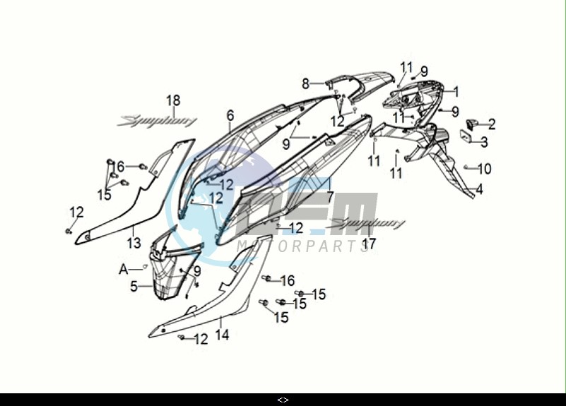 BODY COVER - TAIL LIGHT