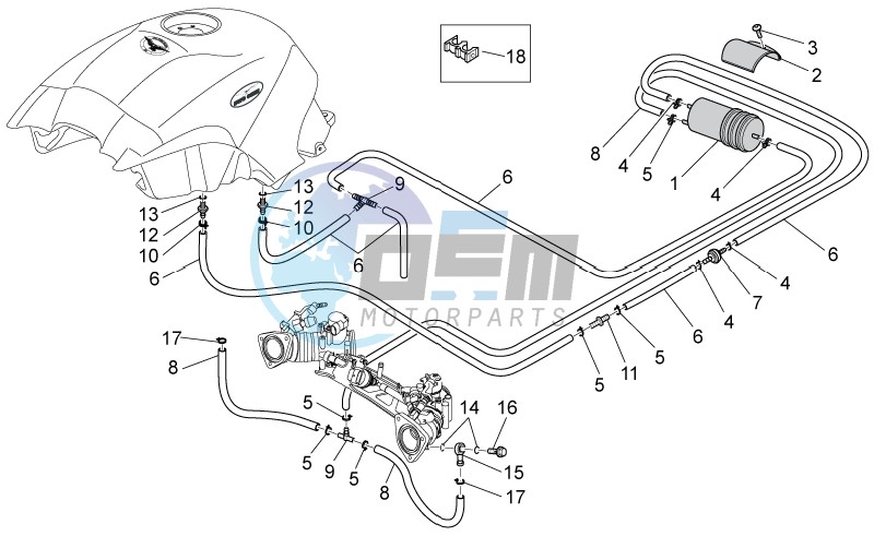 Fuel vapour recover system