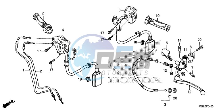 HANDLE LEVER/ SWITCH/ CABLE