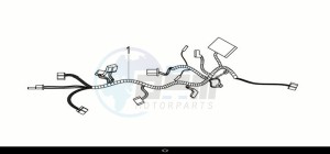 CRUISYM a 125i ABS (LV12W2-EU) (E5) (M1) drawing WIRE HARNESS