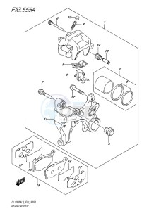 DL1000 ABS V-STROM EU drawing REAR CALIPER