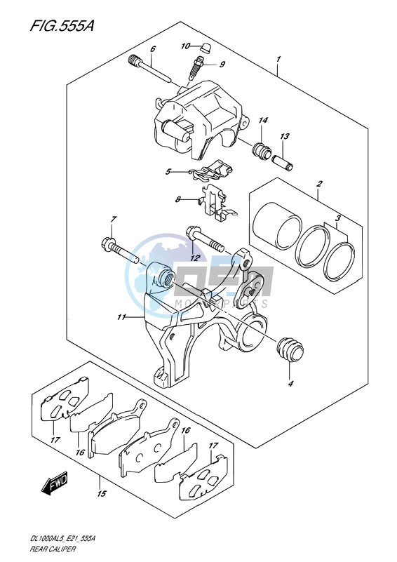 REAR CALIPER