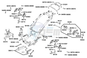 PEOPLE S 200 I drawing Frame Body