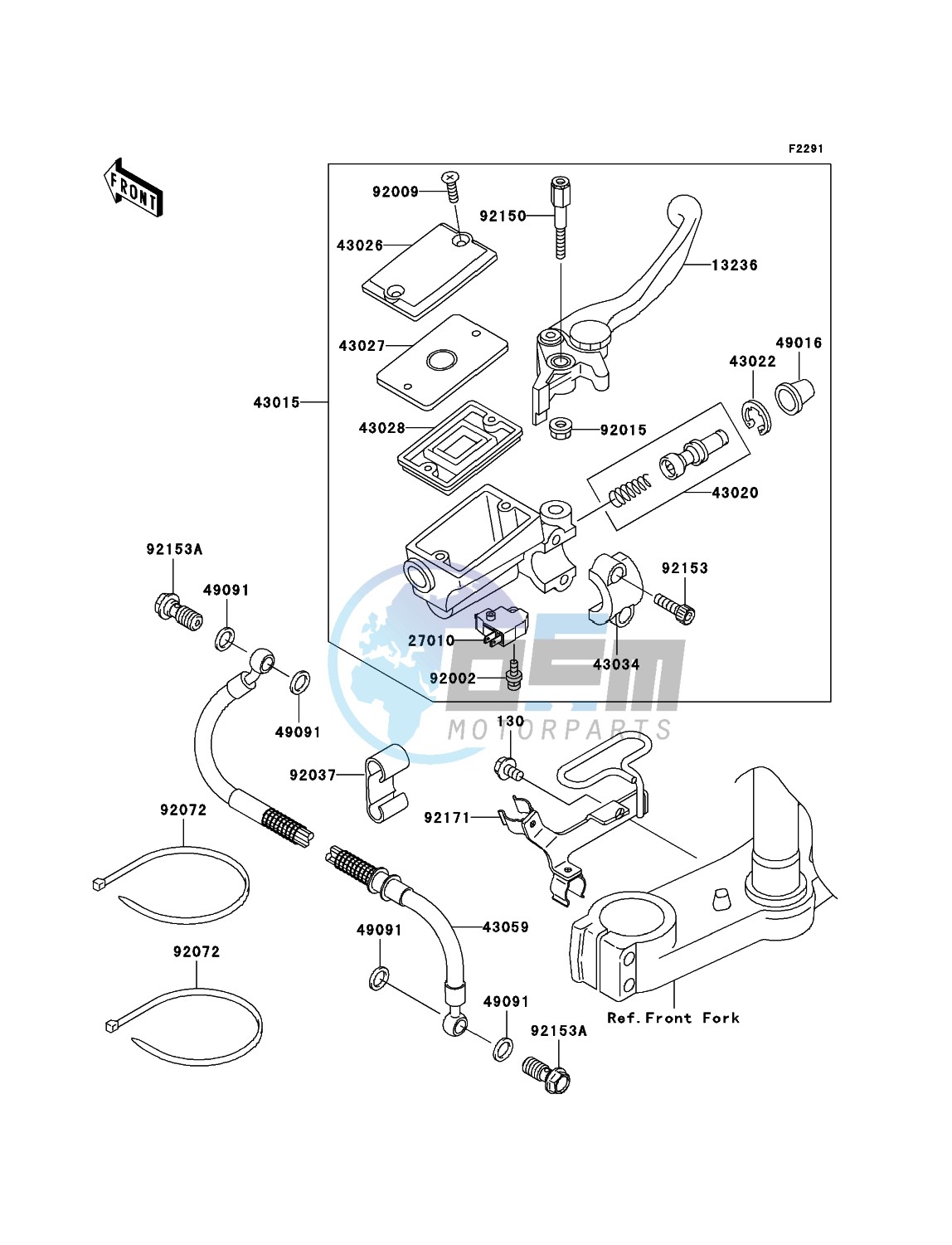 Front Master Cylinder