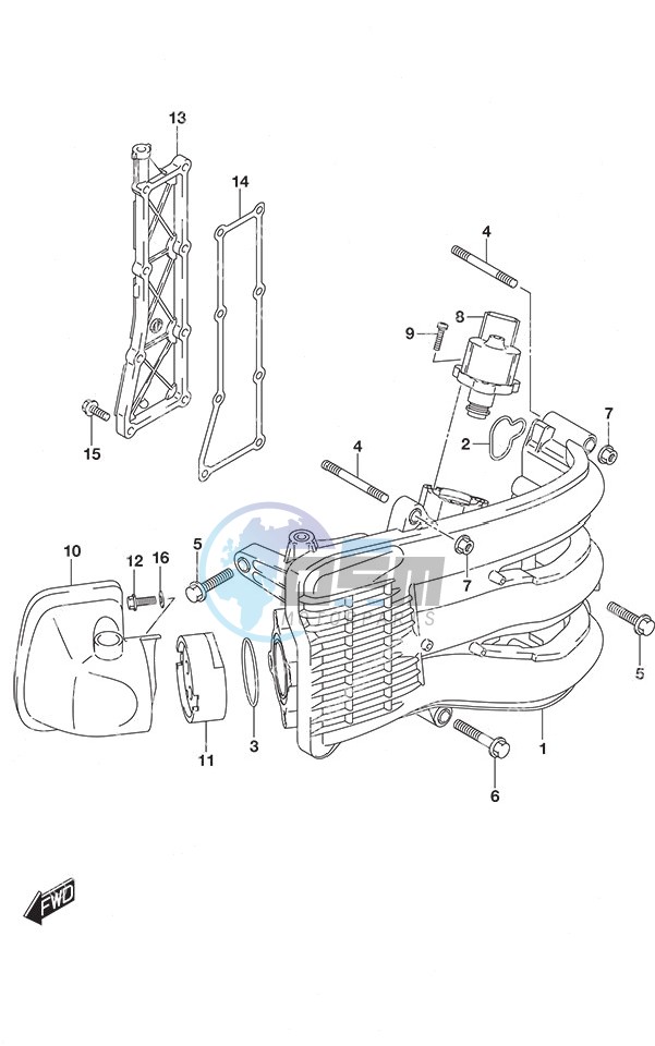 Intake Manifold/ Silencer/Exhaust Cover