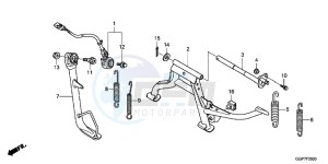 NSC50E Vision 50 - NSC50E UK - (E) drawing STAND