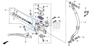 SGX50S drawing FR. BRAKE MASTER CYLINDER