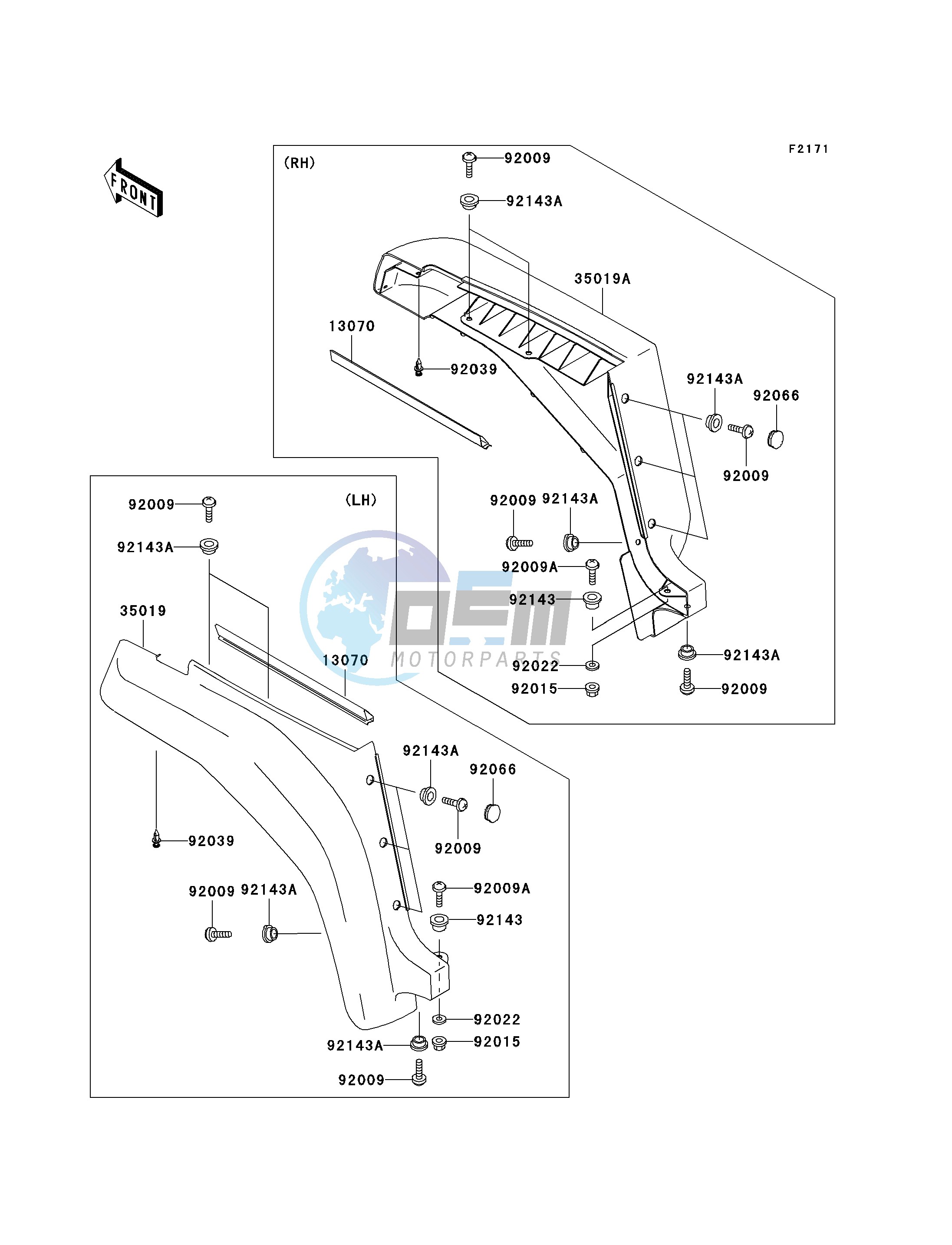 FRONT FENDER-- S- --- KAF620-E1- -