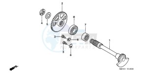 CRF450X9 Europe Direct - (ED) drawing BALANCER