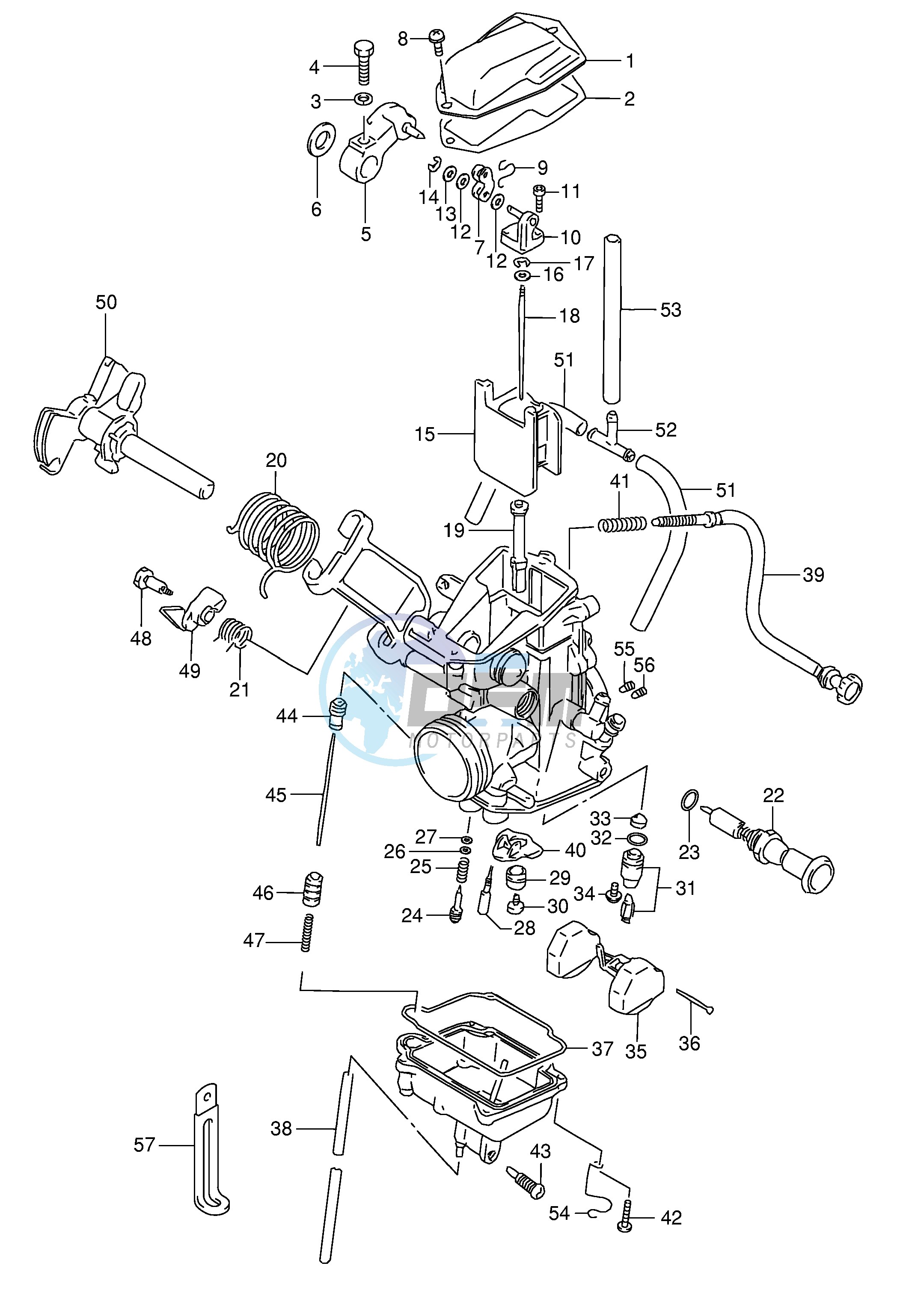 CARBURETOR (MODEL L M N P)