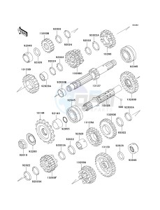 EN 500 C [VULCAN 500 LTD] (C6F-C9F) C8F drawing TRANSMISSION