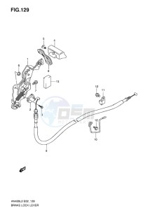 AN400Z ABS BURGMAN EU-UK drawing BRAKE LOCK LEVER