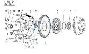 V7 CafÃ¨ 750 drawing Clutch I