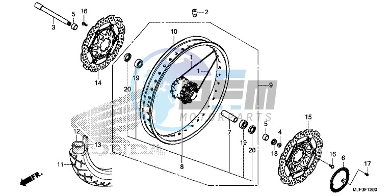 FRONT WHEEL