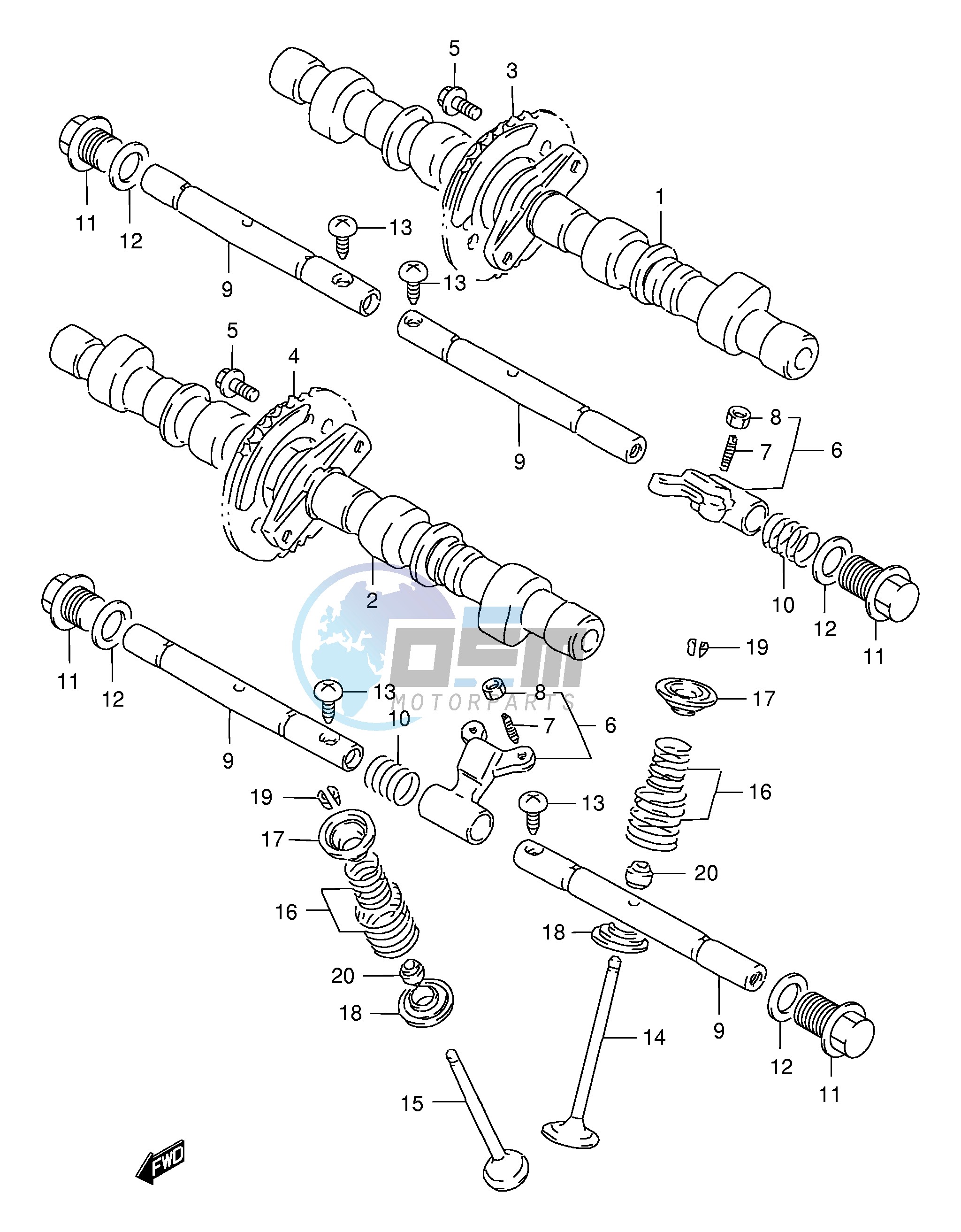 CAM SHAFT - VALVE