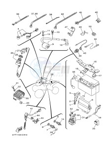 YFM350 YFM35RB RAPTOR 350 (1BS8 1BS7) drawing ELECTRICAL 1