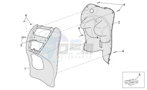 Scarabeo 100 4T e3 net drawing Front body III