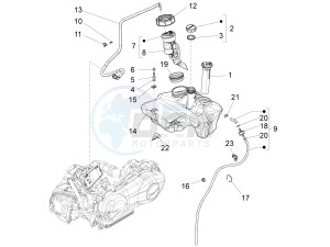 LX 150 4T 3V ie E3 Vietnam drawing Fuel Tank