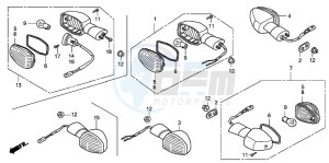 CB900F 919 drawing WINKER (E/ED/EK/F/G/H/KO)