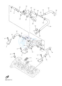 FJR1300AE FJR1300-AS ENGLAND drawing AIR INDUCTION SYSTEM