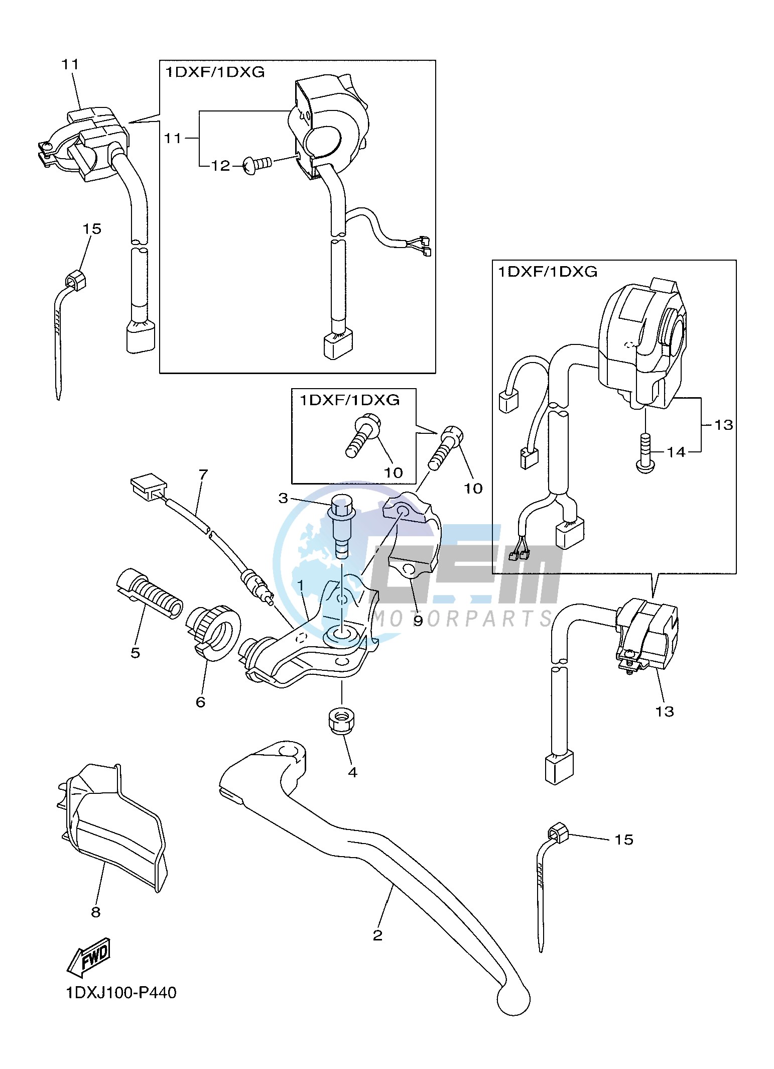 HANDLE SWITCH & LEVER