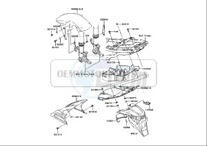 ZX-6R NINJA - 636 cc (EU) drawing FENDER