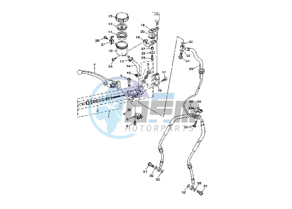 FRONT MASTER CYLINDER