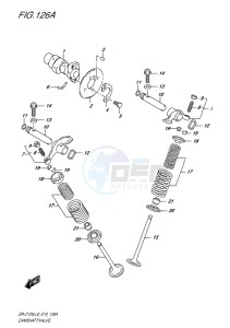 DR-Z125L EU drawing CAMSHAFT-VALVE