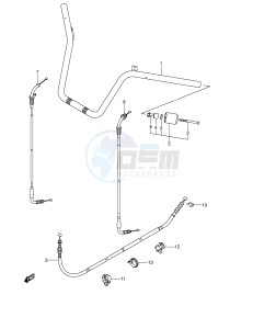 AN650 (E2) Burgman drawing HANDLEBAR