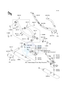 VN 1700 C [VULVAN 1700 NOMAD] (9FA) C9F drawing MUFFLER-- S- -