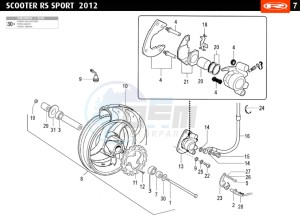 RS-SPORT-BLUE 50 drawing WHEEL FRONT